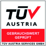TÜV-Austria zertifizierte Wannentür